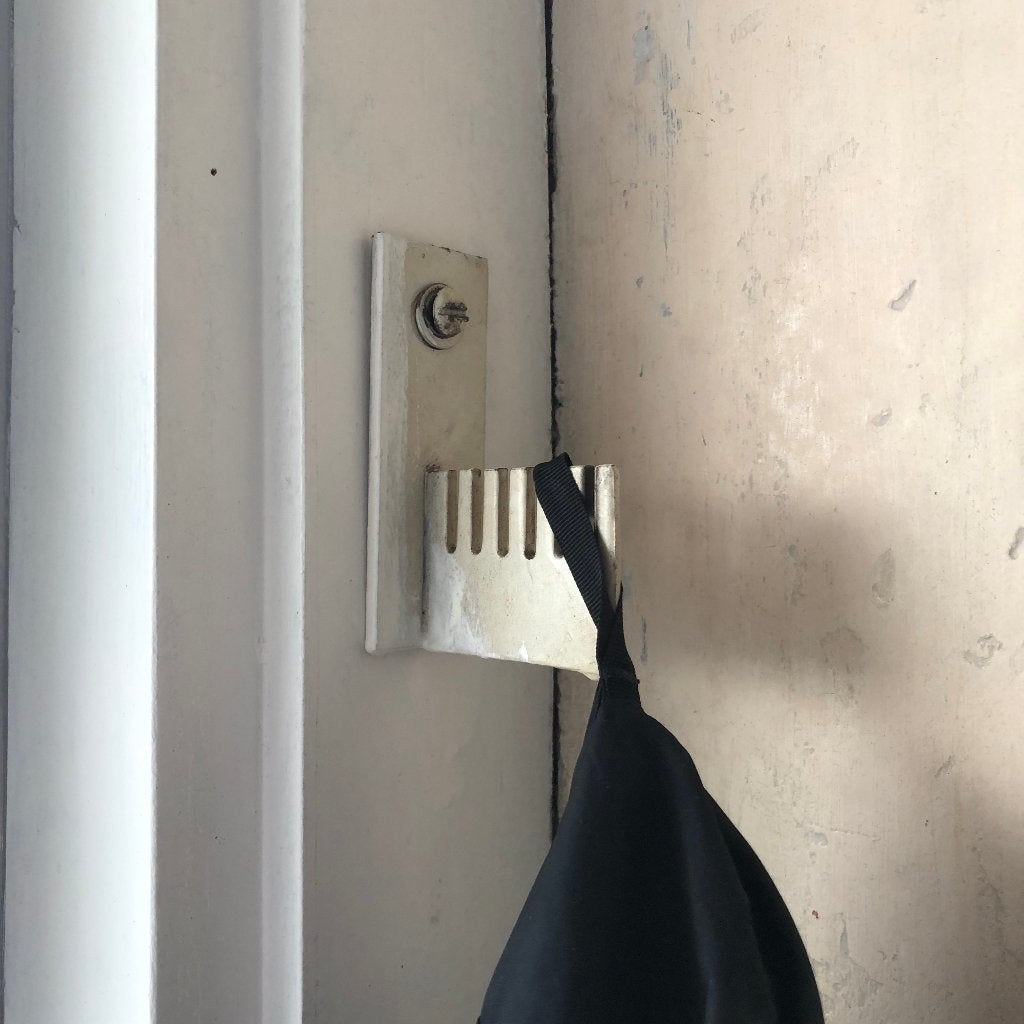 Industriële kapstok hangers vintage retro, Wandkapstok, Gebruikt, Ophalen of Verzenden, Minder dan 100 cm