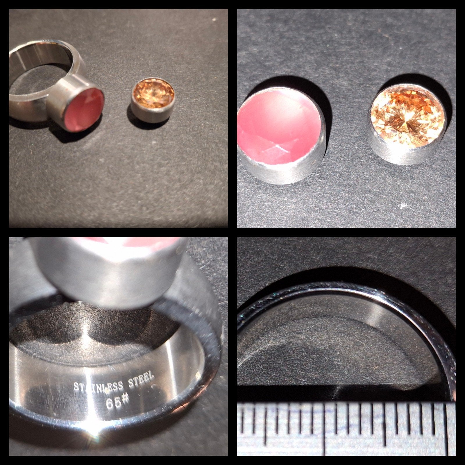 Ring met stenen Melano, Ophalen, Overige materialen, Gebruikt, Dame