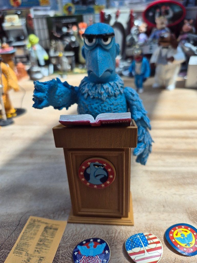 Muppet Show Palisades Sam the Eagle, Ophalen of Verzenden, Zo goed als nieuw