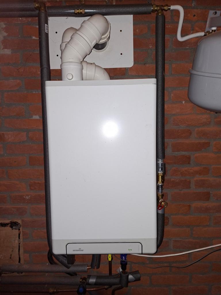 Intergas Kompakt HRE 36/30 CV-ketel 2017, Ophalen, Gebruikt, Hoog rendement (Hr), Cv-ketel of Combi-ketel