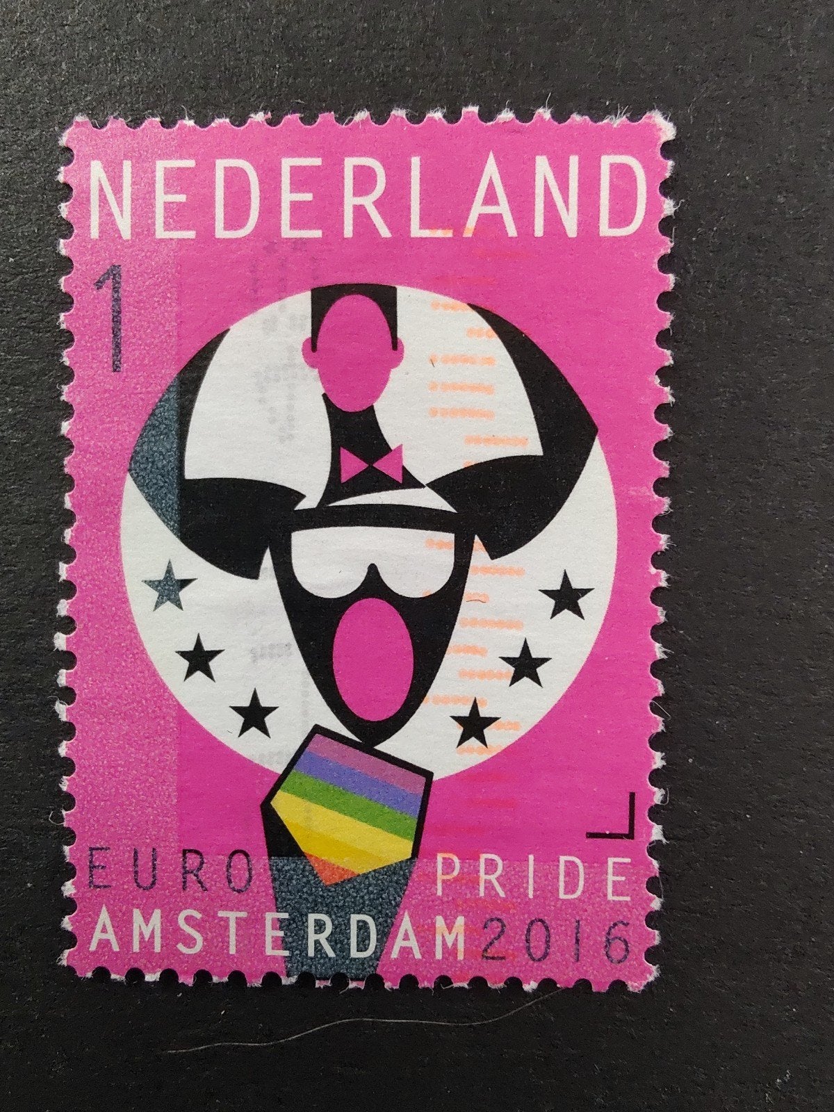 3428 man 2016 Europride, Ophalen of Verzenden