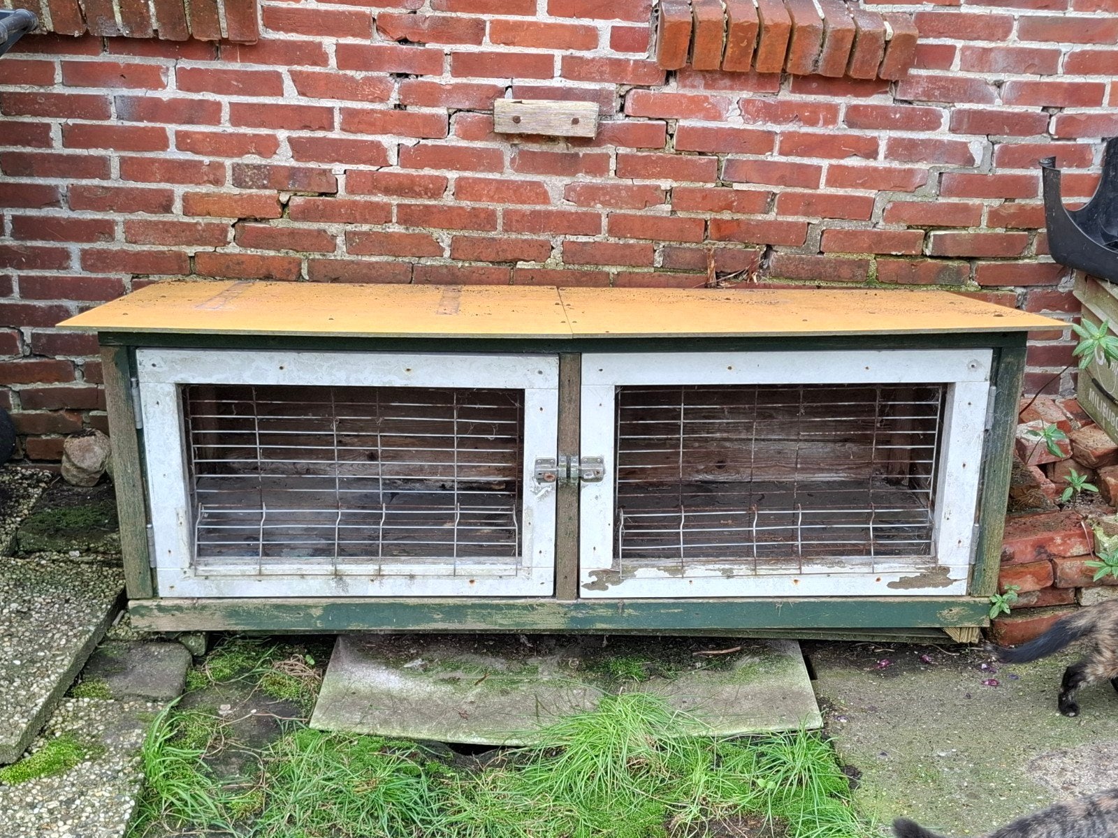 groot konijnenhok zonder poten, Dieren en Toebehoren, Ophalen, 90 cm of meer, Konijn, Hok