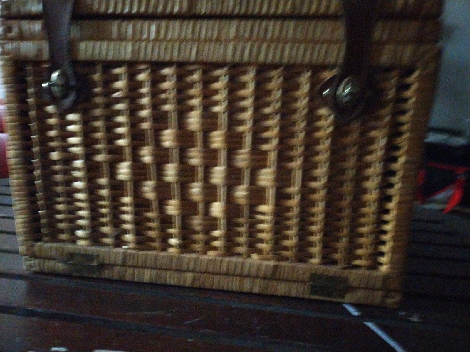 Rieten Picknick Mand 4 pers, Ophalen, Nieuw
