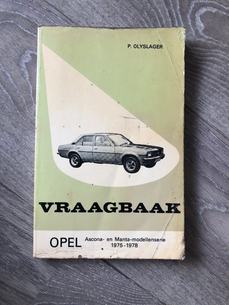 Vraagbaak Opel Ascona B & Manta 1975-1978 P. Olyslager, Verzenden