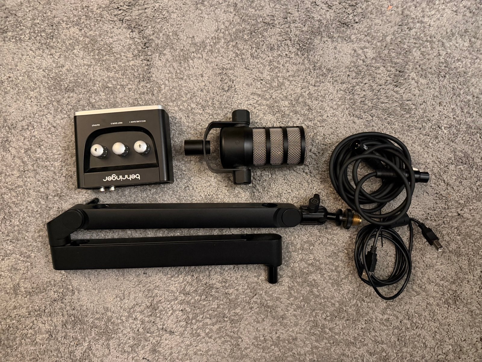 COMPLETE studio microfoon set | ZGAN, Ophalen of Verzenden, Gebruikt, Studiomicrofoon