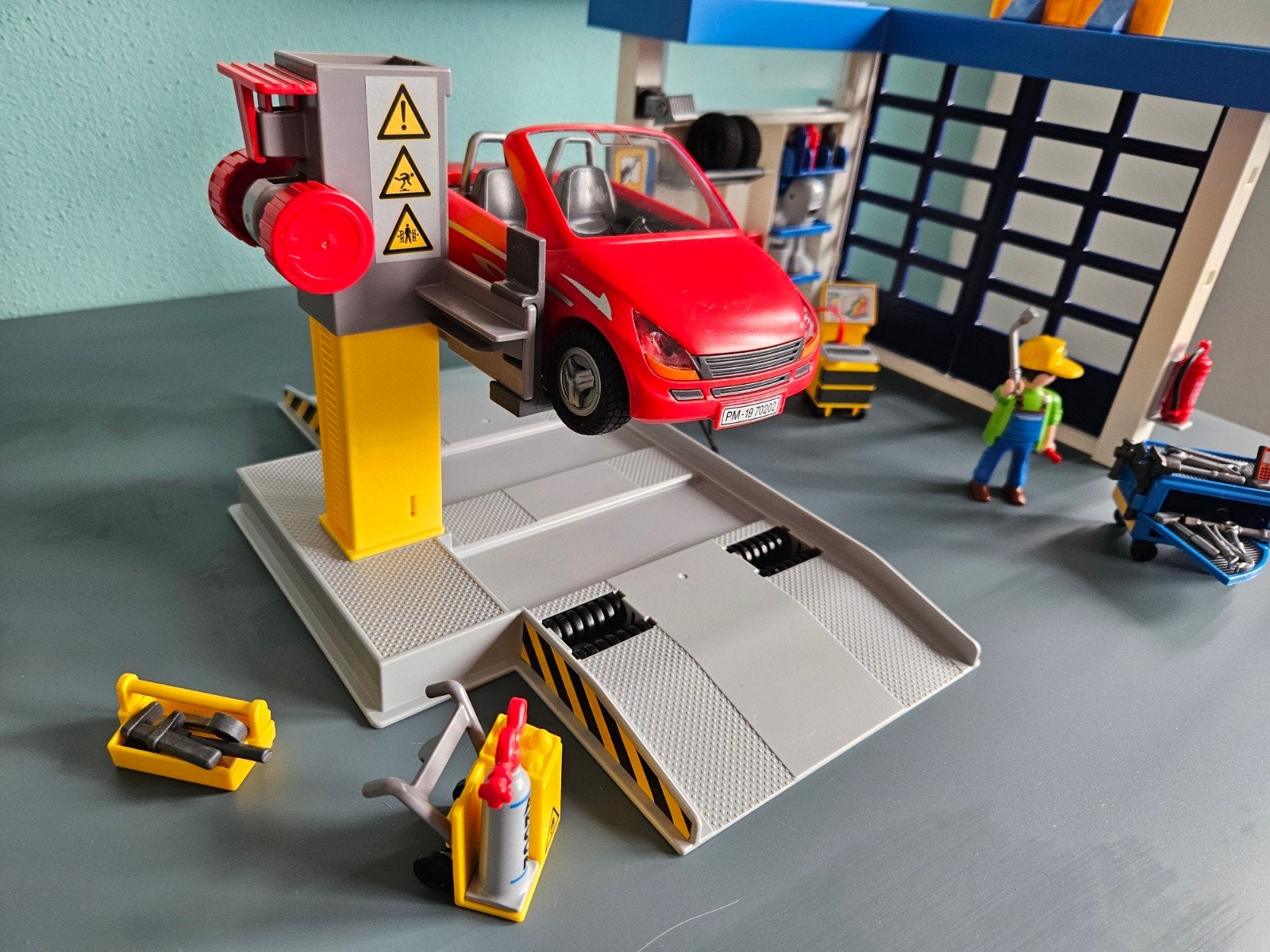 Playmobil 70202 Autogarage zo goed als nieuw, Kinderen en Baby's, Speelgoed | Playmobil, Ophalen, Zo goed als nieuw, Complete set