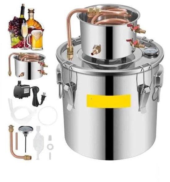 Roestvrijstalen Alcohol Distilleerapparaat - Destilleerappar, Corvance B.V., Verzenden, Nieuw, Corvancebol@gmail.com