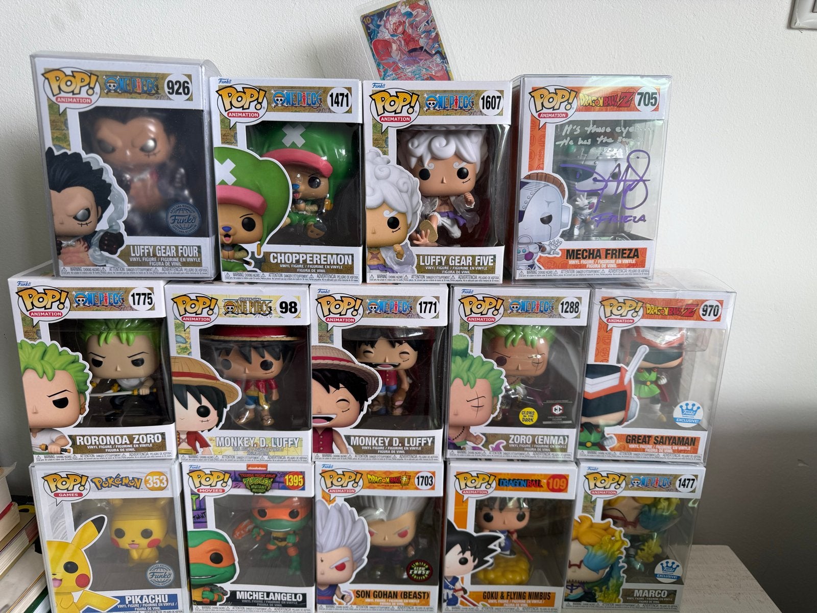 Grote collectie Funko Pop! figuren (One Piece, Dragon Ball,, Ophalen, Zo goed als nieuw