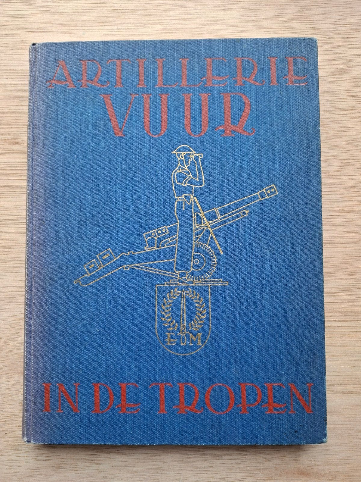 artillerievuur in de tropen, Ophalen of Verzenden, Landmacht, Nederland, Embleem of Badge