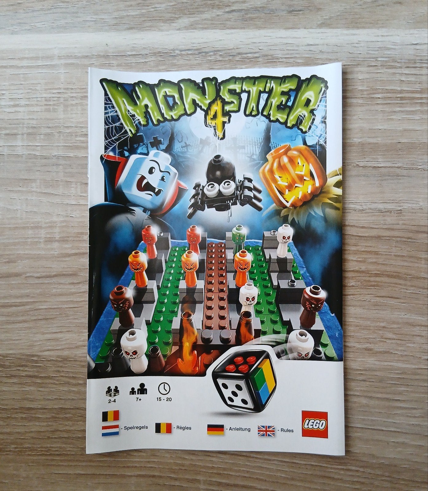 Lego 3837 Monster 4 Spel, Overige thema's, Lego, Ophalen of Verzenden, Zo goed als nieuw