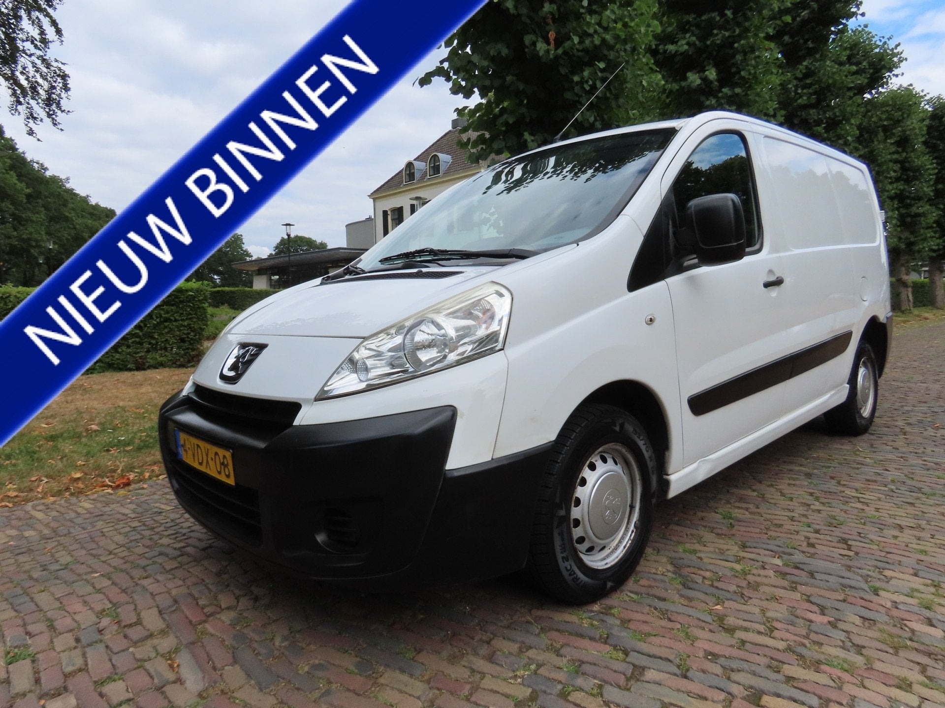 Peugeot Expert 227 1.6 HDI L1H1 Profit+ Airco 3 Persoons Stu, Startonderbreker, Gebruikt, 4 cilinders, Wit