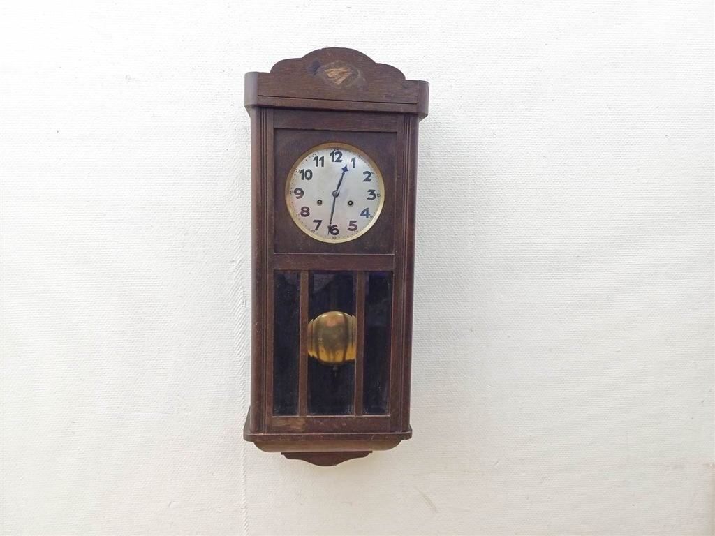 Houten wandklok 39969