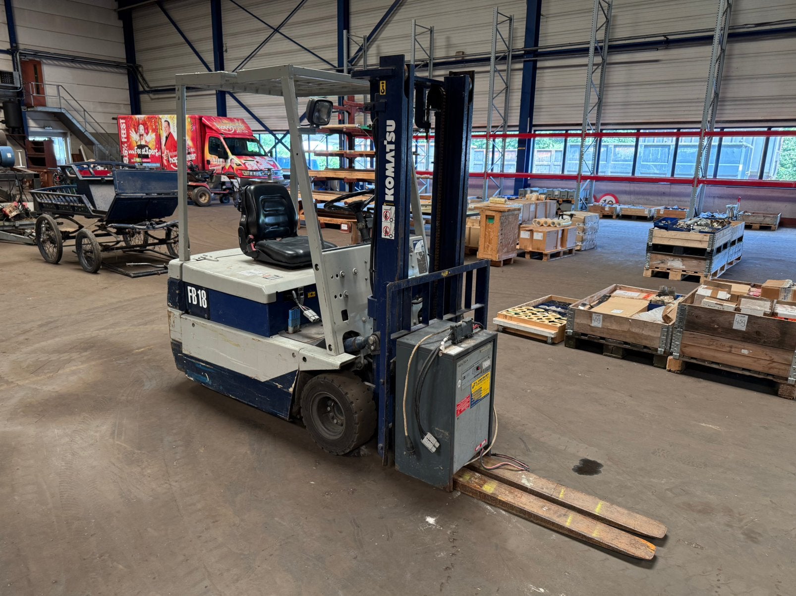 Komatsu FB18 heftruck, 1000 tot 2000 kg, Ophalen, Elektrisch, Heftruck