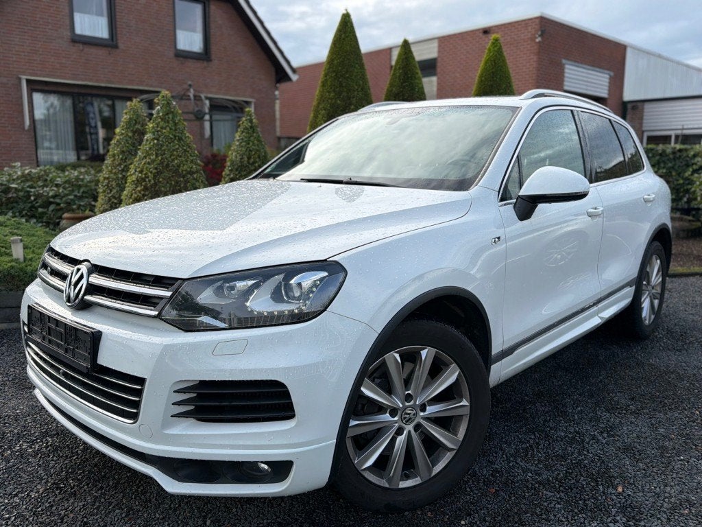 Volkswagen TOUAREG 4.2 V8 TDI DSG 4-Motion  R-LINE VW Exclus, Automaat, Gebruikt, 8 cilinders, Wit