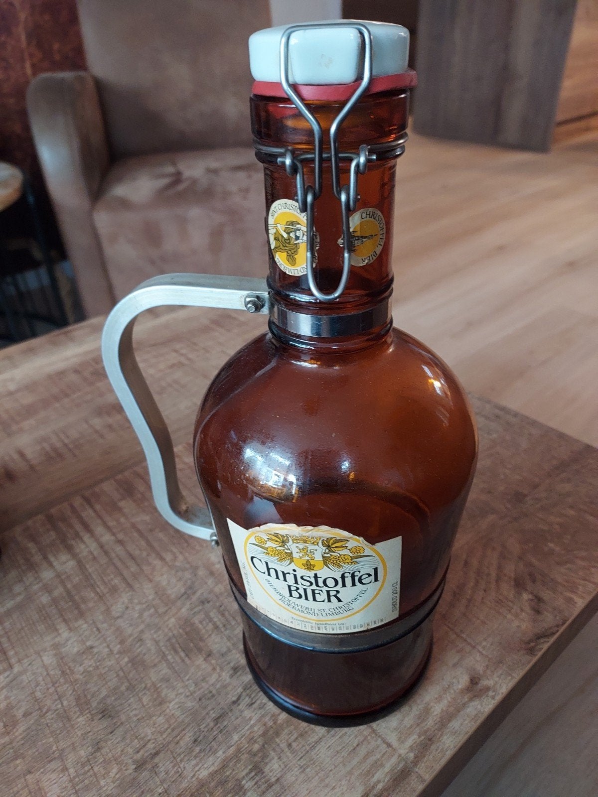 christoffel bierbul 2 liter leeg, Ophalen of Verzenden, Gebruikt, Pul(len), Overige merken