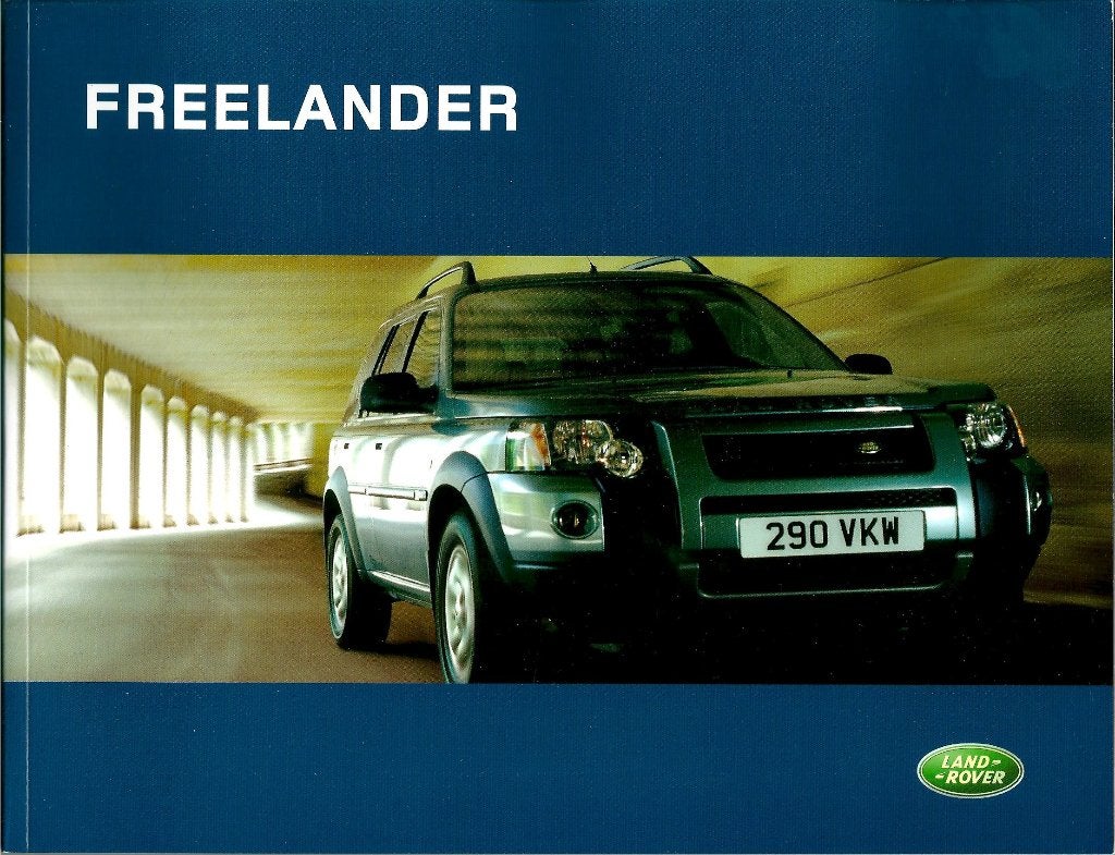 Brochure Land Rover Freelander Oktober 2003, Ophalen of Verzenden, Gelezen, Overige merken