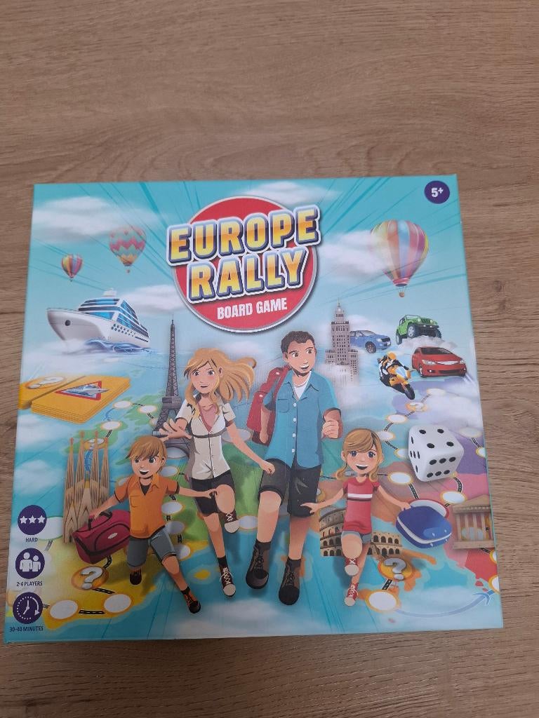 Bordspel Europe Rally, Ophalen of Verzenden, Zo goed als nieuw