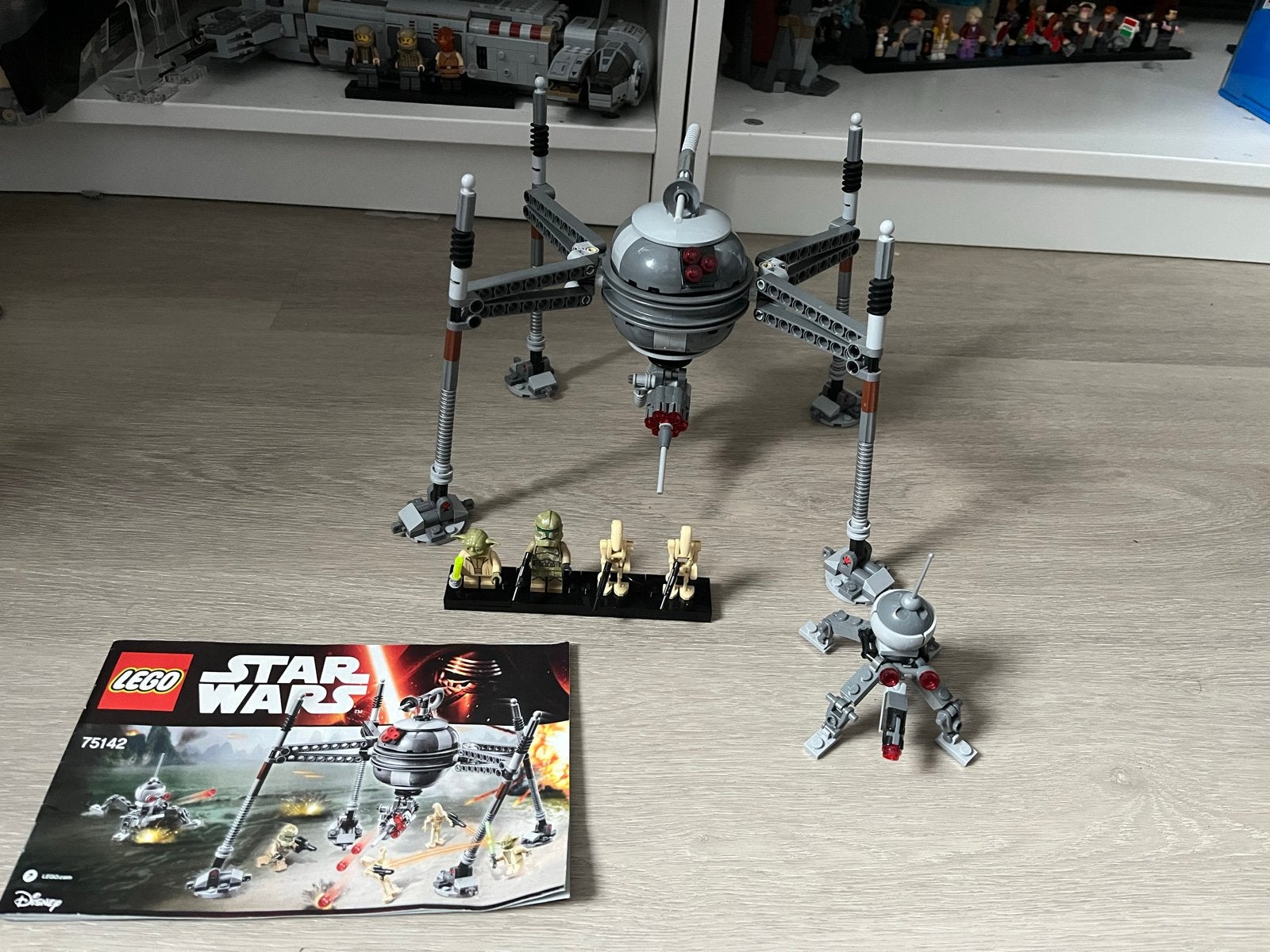 LEGO Star Wars 75142 Homing Spider Droid met minifiguren, Gebruikt, Star Wars, Lego, Ophalen of Verzenden