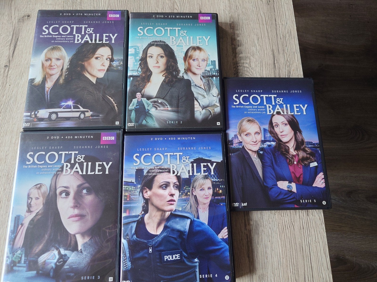 Scott & Bailey S1 tm S5 Met NLO, Vanaf 12 jaar, Ophalen of Verzenden, Zo goed als nieuw