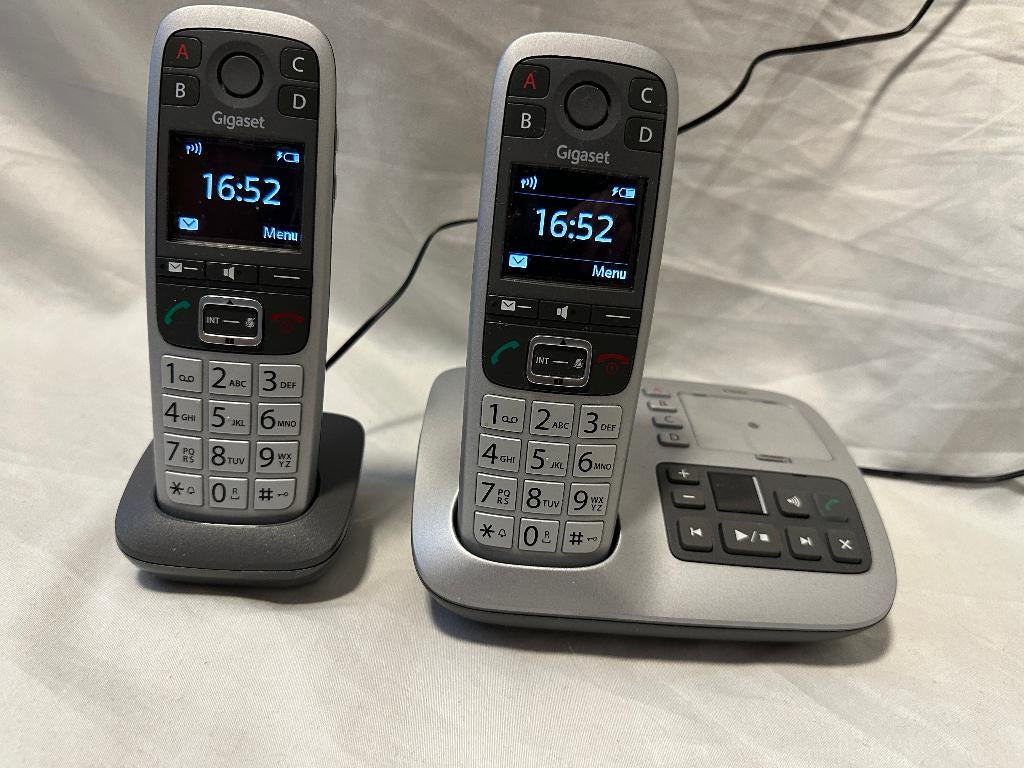 Gigaset Telefoonset E560ADUO bestaande uit 2 telefoons, Ophalen, Gebruikt, 2 handsets