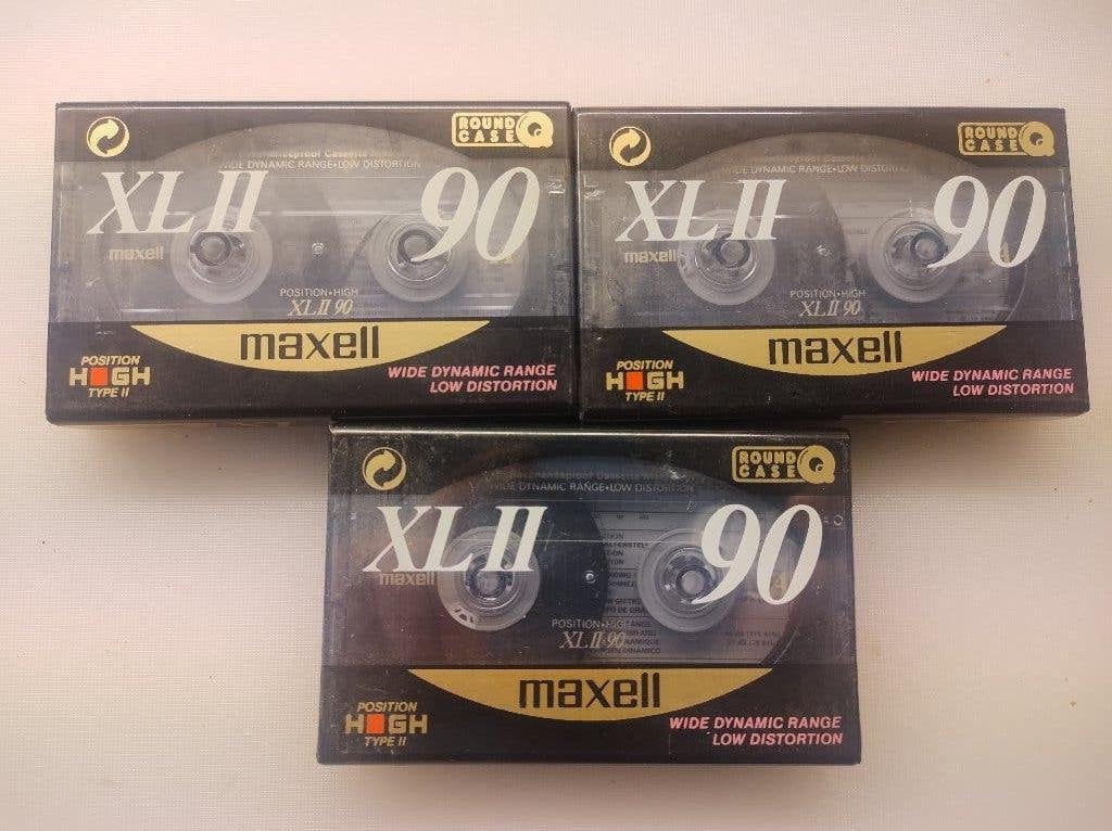 Maxell XLII 90 cassettes 3 stuks XLII90, Overige genres, Nieuw in verpakking, Onbespeeld, Verzenden