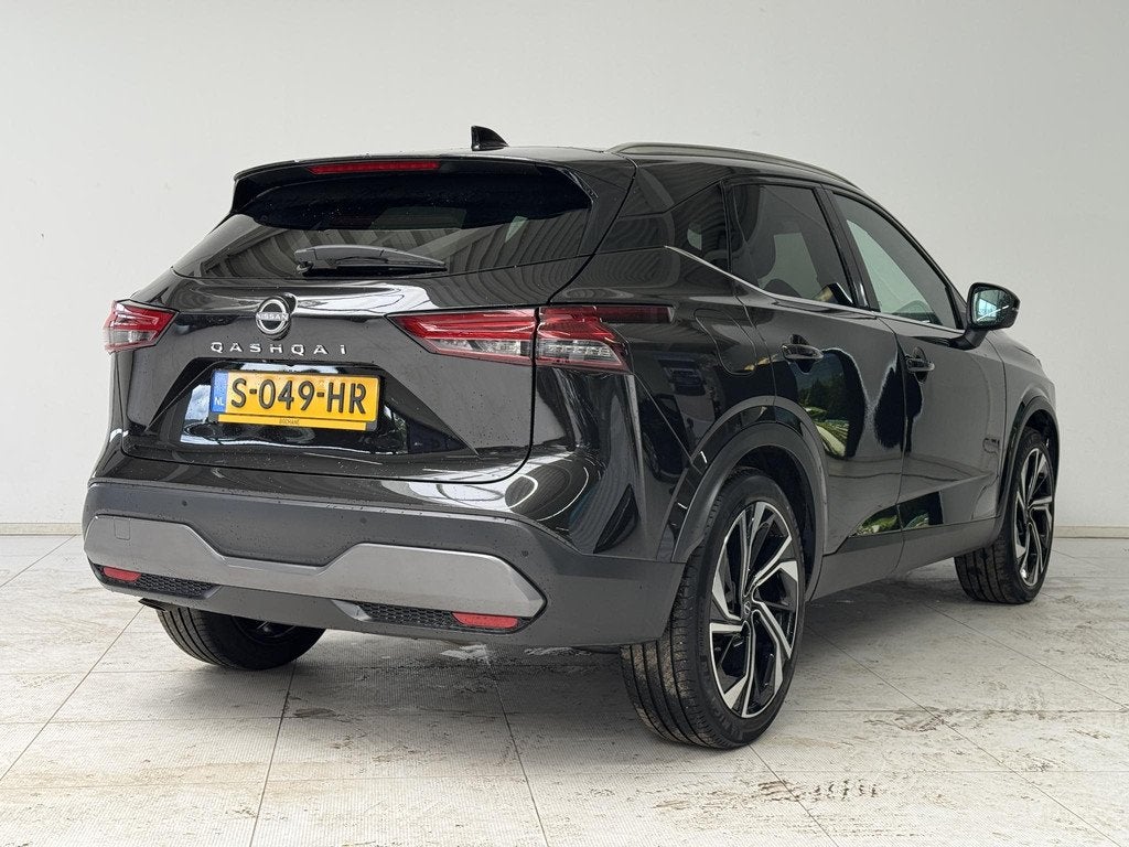 Nissan Qashqai 1.3 MHEV Xtronic Tekna Plus | Panoramadak | L, Auto's, Nissan, Met garantie (alle), Zwart, Qashqai, 725 kg