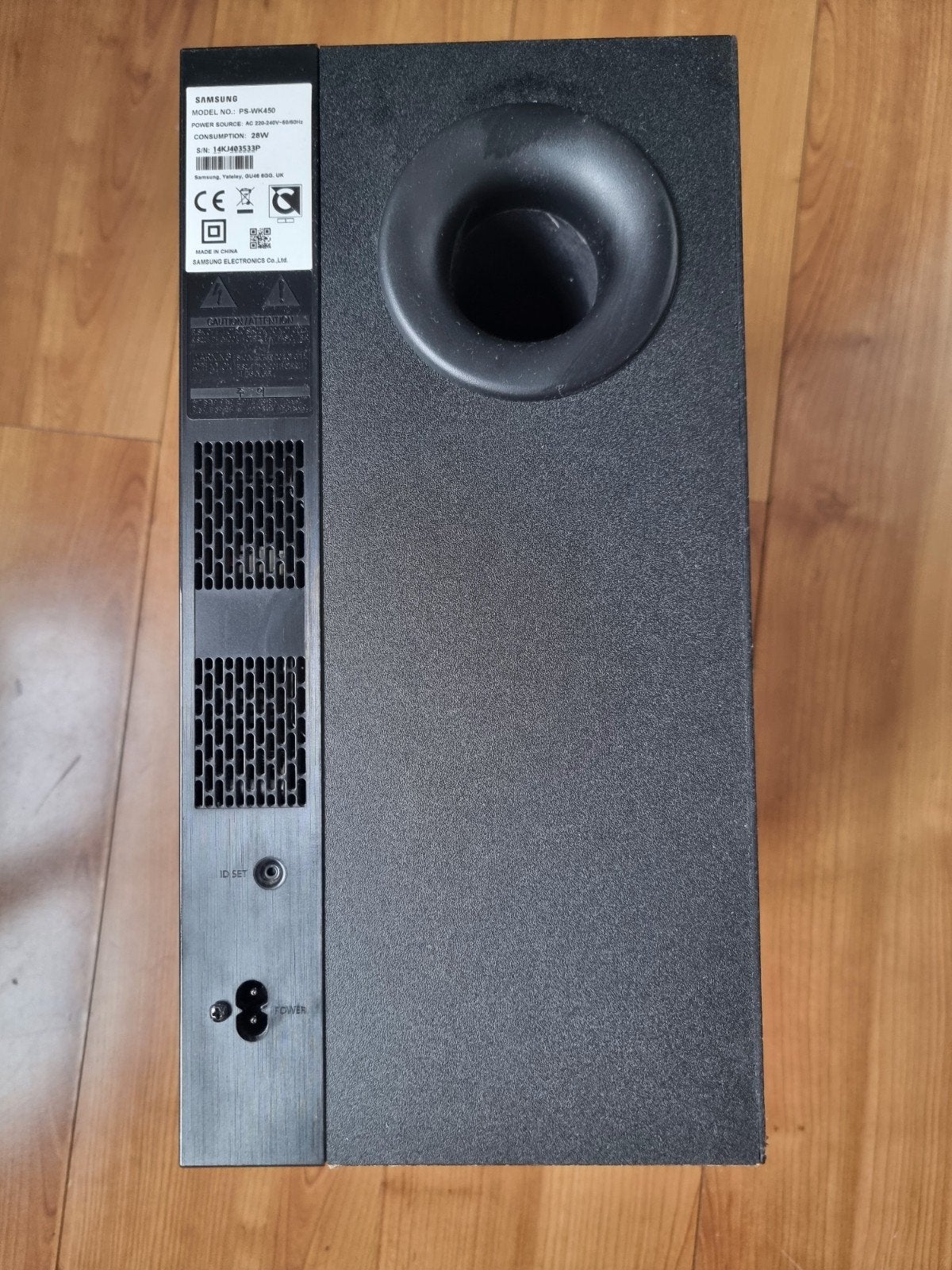 Samsung PS-WK450 Subwoofer - Zwart, Audio, Tv en Foto, Luidsprekers, Gebruikt, Subwoofer, Ophalen of Verzenden, Geschikt voor surround/home cinema