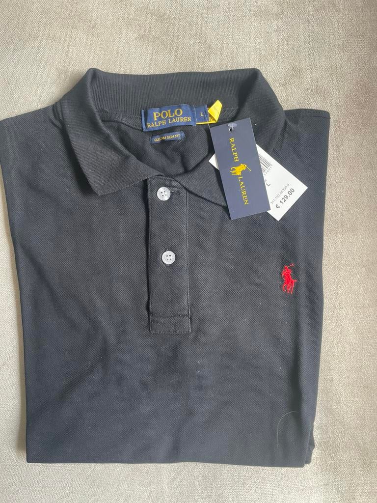 Ralph Lauren polo zwart maat L, Ophalen of Verzenden, Nieuw, Maat 52/54 (L), Zwart