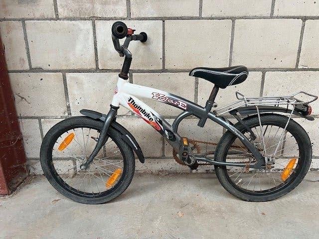 Kinder fiets 18 Inch, Ophalen, Gebruikt, Terugtraprem, 16 tot 20 inch