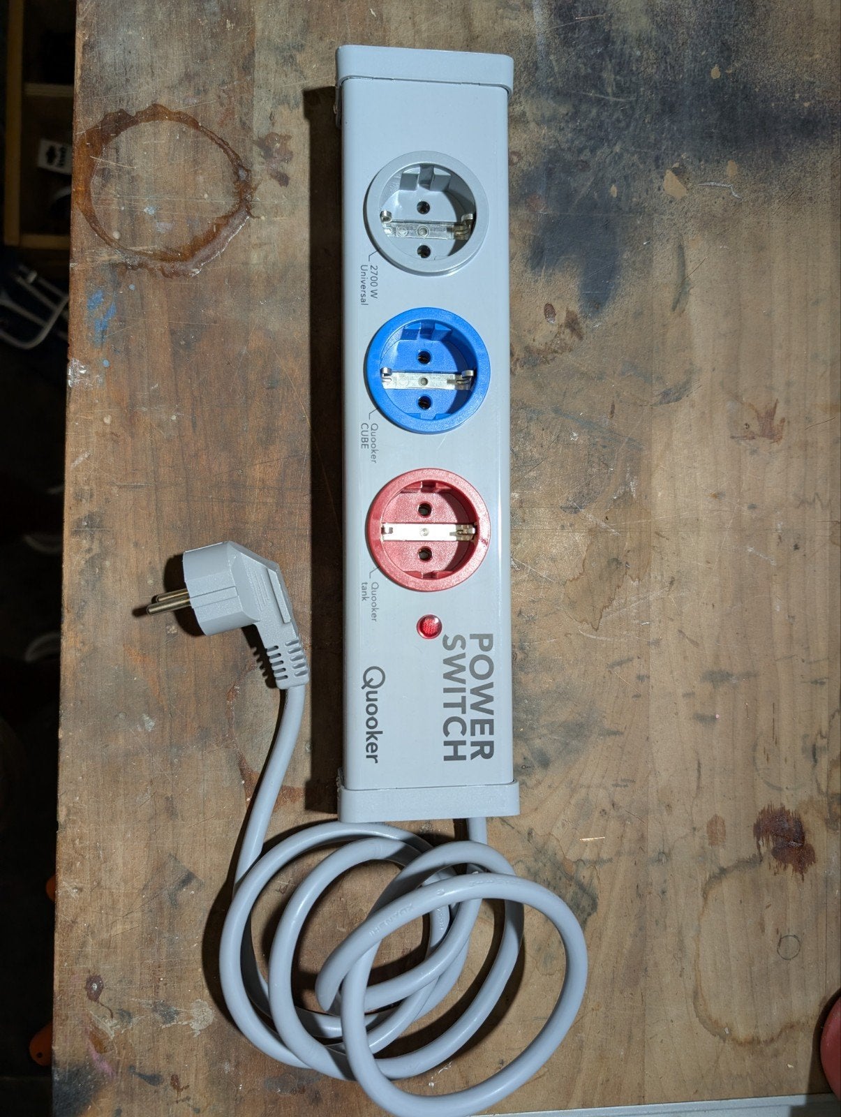 Quooker Power Switch Stekkerdoos met 3 stopcontacten, Ophalen of Verzenden, Gebruikt