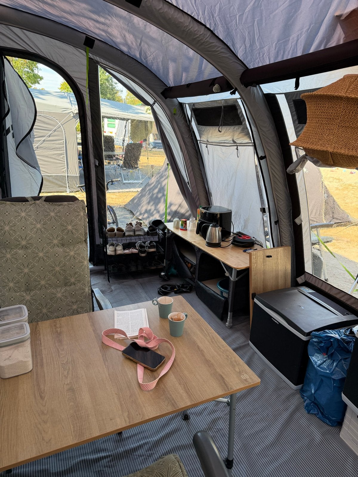 Obelink Monaco 390 Easy Air opblaas voortent, Ophalen of Verzenden, Zo goed als nieuw