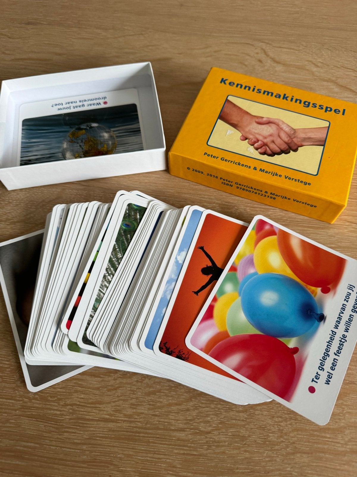 Kennismakingsspel - Peter Gerrickens & Marijke Verstege, Drie of vier spelers, Ophalen of Verzenden, Zo goed als nieuw