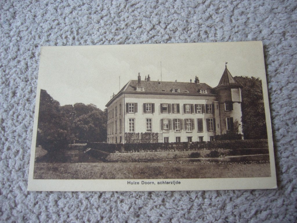 DOORN  =  HUIZE DOORN ACHTERZIJDE, Ophalen of Verzenden, 1920 tot 1940, Ongelopen, Utrecht