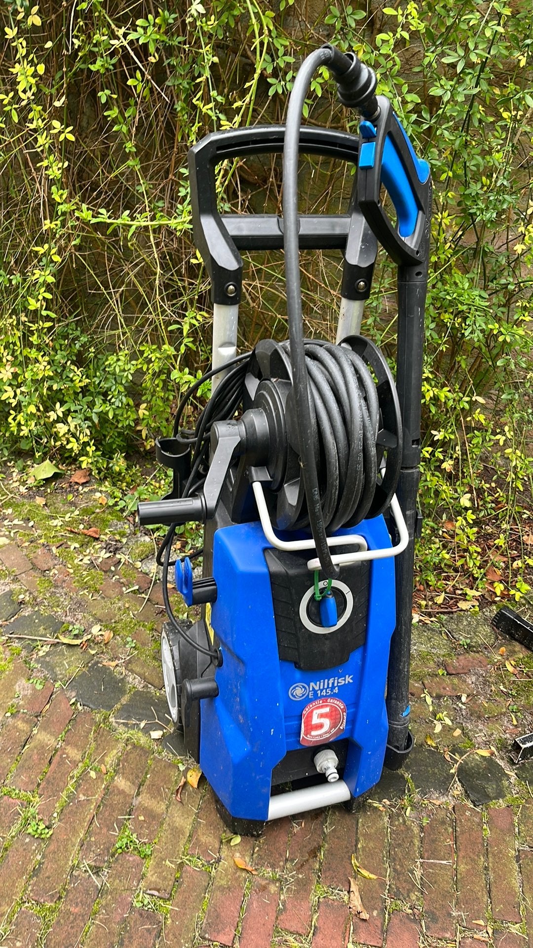 Nilfisk hogedrukreiniger, Tuin en Terras, Ophalen of Verzenden, Zo goed als nieuw, Elektrisch