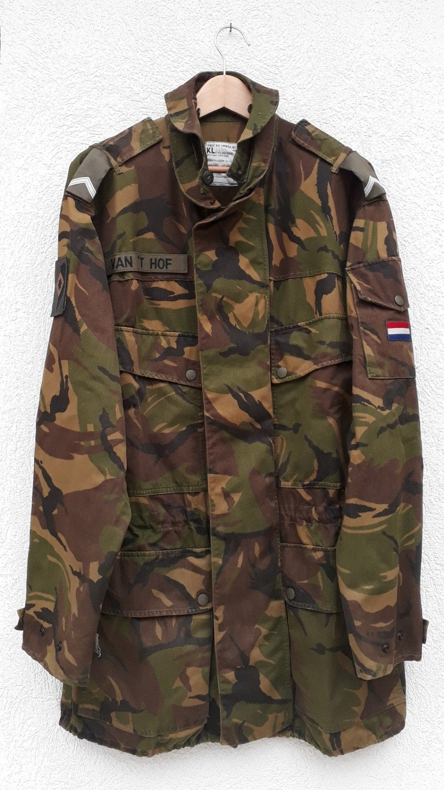 Parka M93, Koninklijke Landmacht, 1ste model 1990, Verzenden, Landmacht, Nederland, Kleding of Schoenen