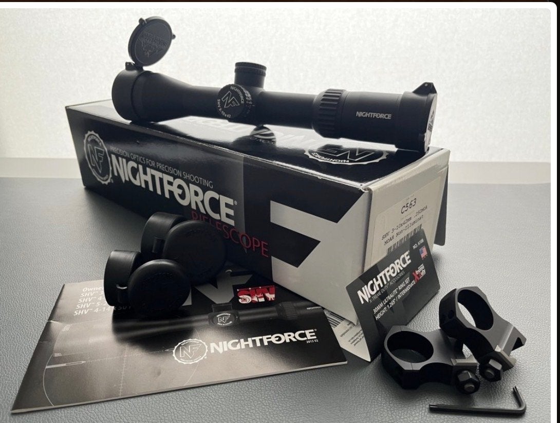 Nightforce SHV 3-10x42mm Richtkijker, Ophalen of Verzenden, Zo goed als nieuw