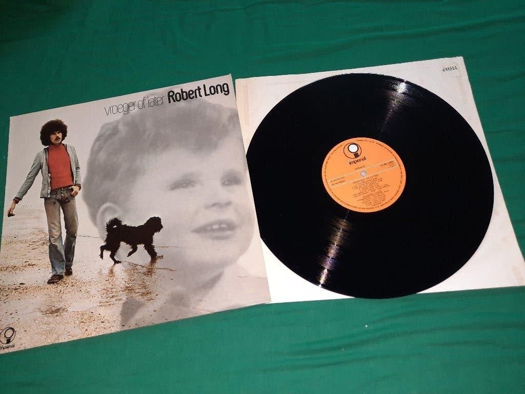 LP Robert Long – Vroeger Of Later, Ophalen, Gebruikt, 12 inch, Levenslied of Smartlap