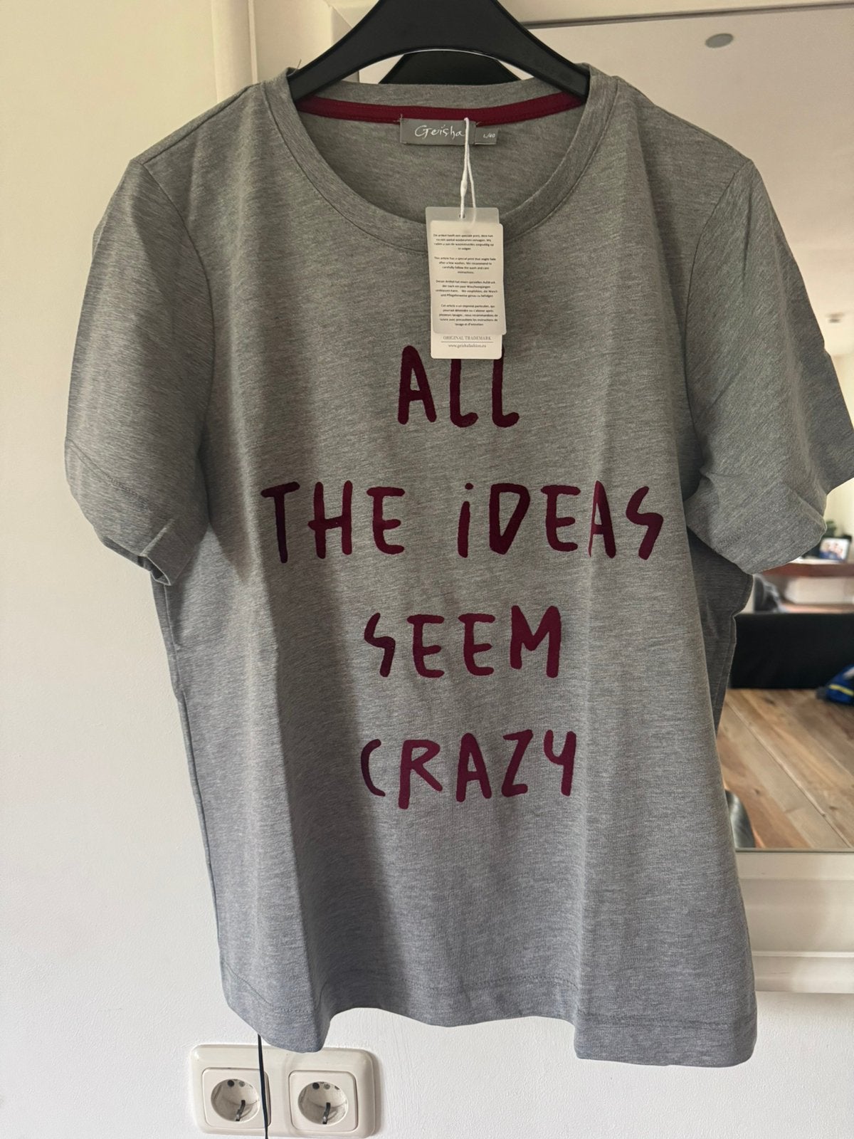 * nieuw * mooi t-shirt Geisha S/36 super kwaliteitfijne stof, Nieuw, Ophalen of Verzenden, Korte mouw, Maat 36 (S)