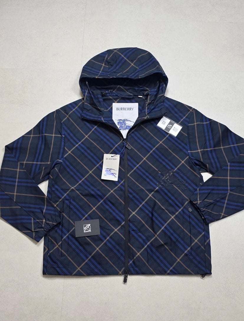 Burberry striped donkerblauw windbreaker maat S-M-L-XL, Kinderen en Baby's, Kinderkleding | Maat 128, Ophalen, Nieuw, Jongen of Meisje