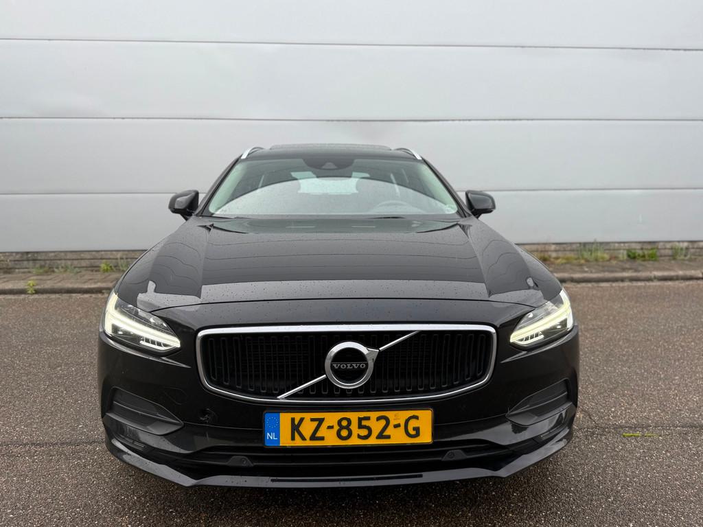 Volvo V90 2.0 D4 190PK (bj 2017) ACC|PANO|LEER|CAMERA|EX BPM, Auto's, 1969 cc, Zwart, Diesel, 22 km/l