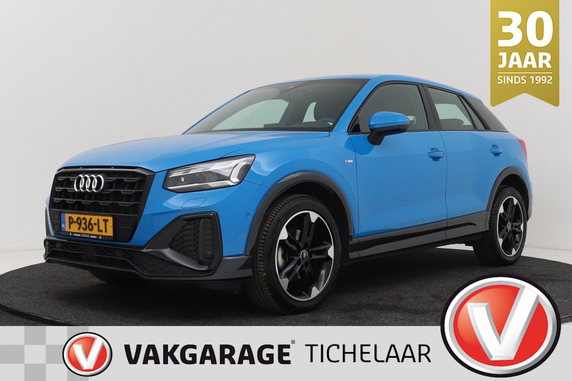 Audi Q2 35 TFSI S Edition | Virtual Cockpit | 22.000KM! | Or, Auto's, Audi, 4 cilinders, 150 pk, Blauw, Bedrijf