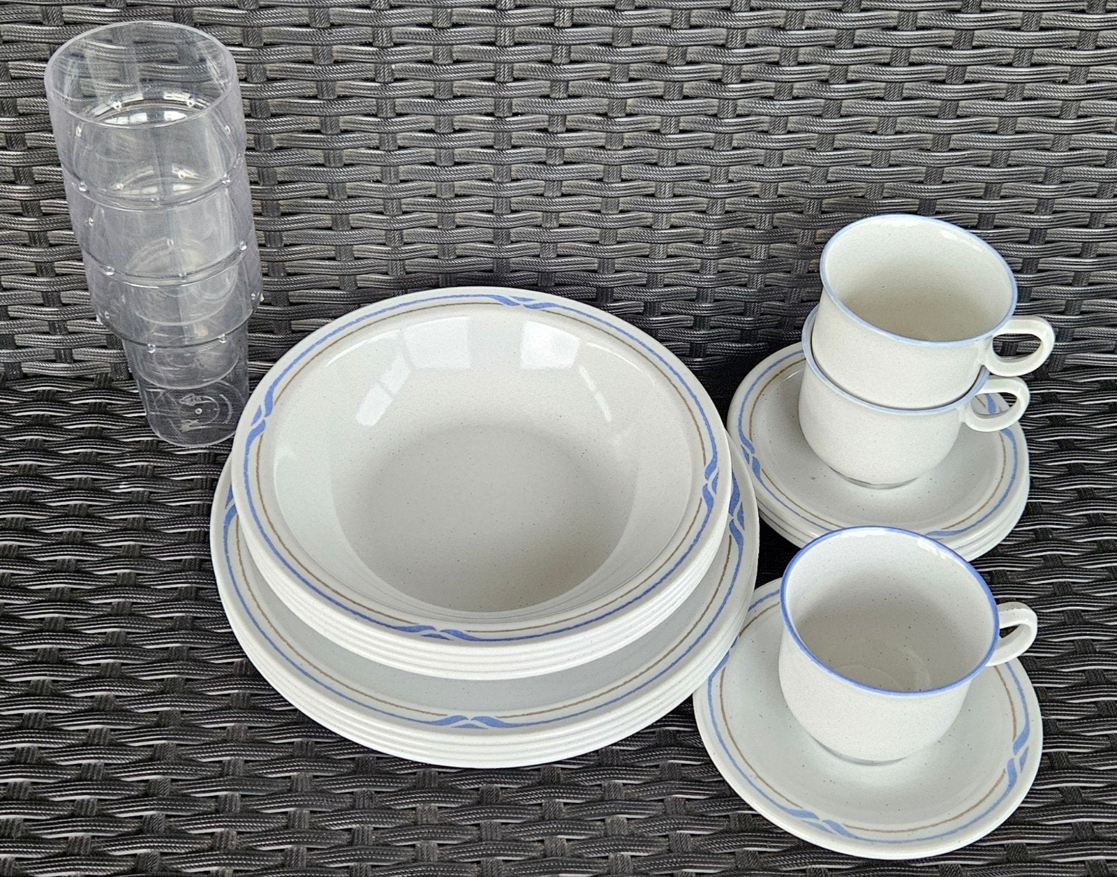 Waca Germany melamine 3 pers. camping servies zoals mepal, Ophalen of Verzenden