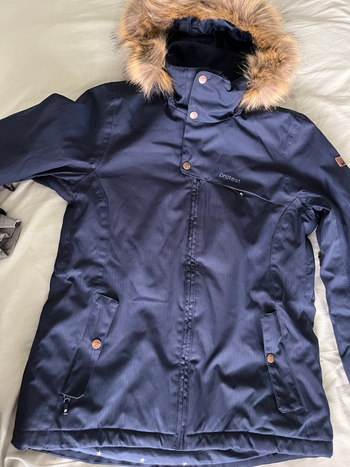Protest skijas donker blauw maat m, Ophalen of Verzenden, Zo goed als nieuw, Maat 38/40 (M), Jack