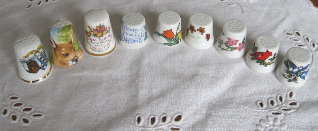 Vingerhoedjes, o.a. Royal Albert, bloemen, hertje, etc., Ophalen of Verzenden, Nieuw