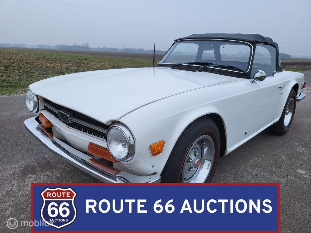 Triumph TR6 | 1973 | Route 66 Auctions, Overige carrosserieën, Triumph, Zwart, Bedrijf