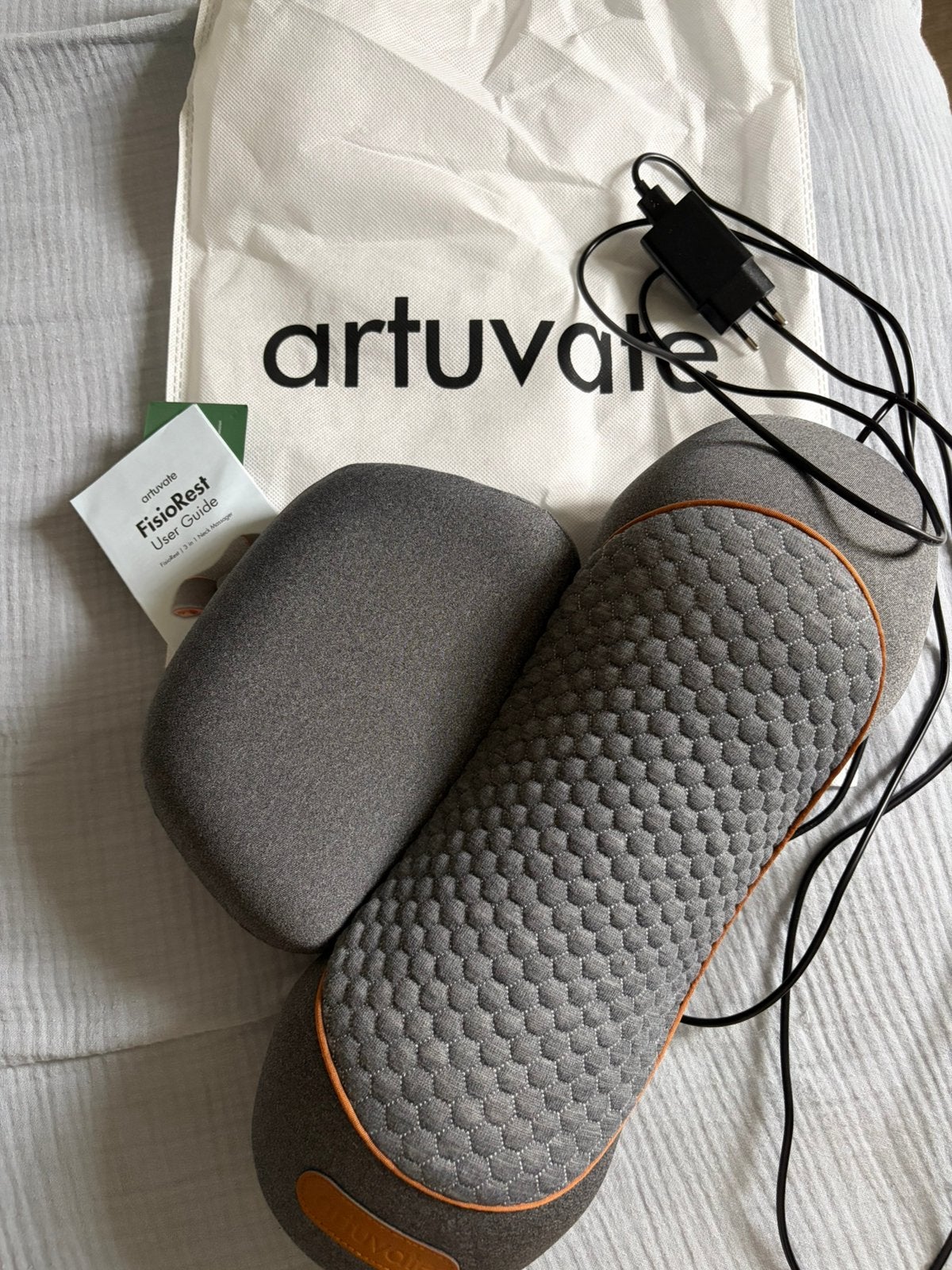 Artuvate Fisiorest 3 in 1 neck massager, Sport en Fitness, Ophalen of Verzenden, Zo goed als nieuw, Apparaat