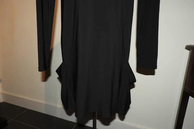 Joseph Ribkoff zwarte stretch jurk ophaal zak Nieuw S/M, Verzenden, Zwart, Joseph Ribkoff, Nieuw