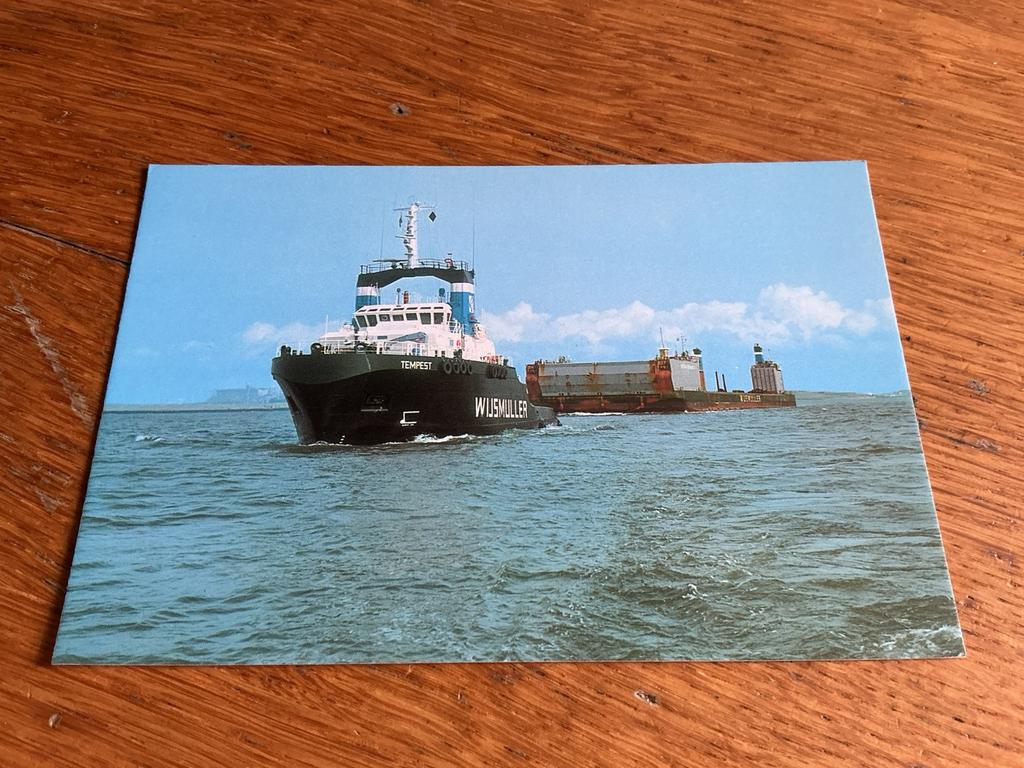 S615 sleepboot TEMPEST Rederij Wijsmuller IJmuiden, Ophalen of Verzenden, Noord-Holland