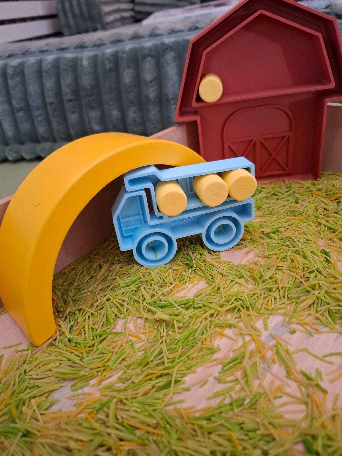 Vulvormen boerderij | speelrijst & sensorisch spelen, Ophalen of Verzenden, Nieuw