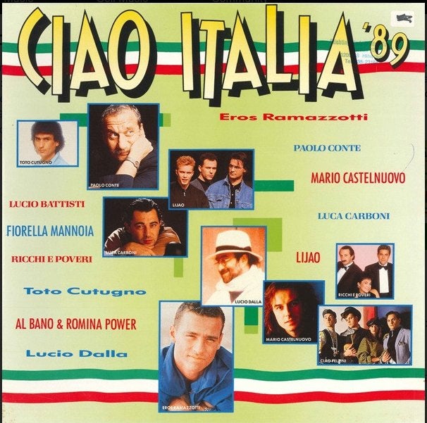 LP - Various - Ciao Italia '89, Ophalen of Verzenden, Gebruikt, 12 inch, Pop